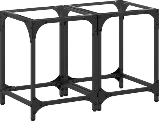 Mikado tafel helder glas met chromen frame
