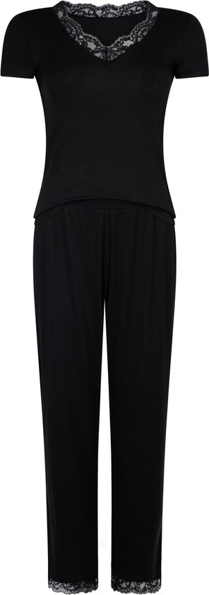 Ensemble Pyjama Dentelle Hunkemöller - Noir - Taille M - Confort & Élégance Nocturne