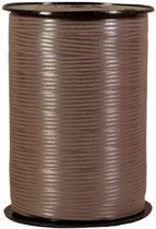Krullint met streepje bruin – 10 mm × 228 m – Cadeaulint