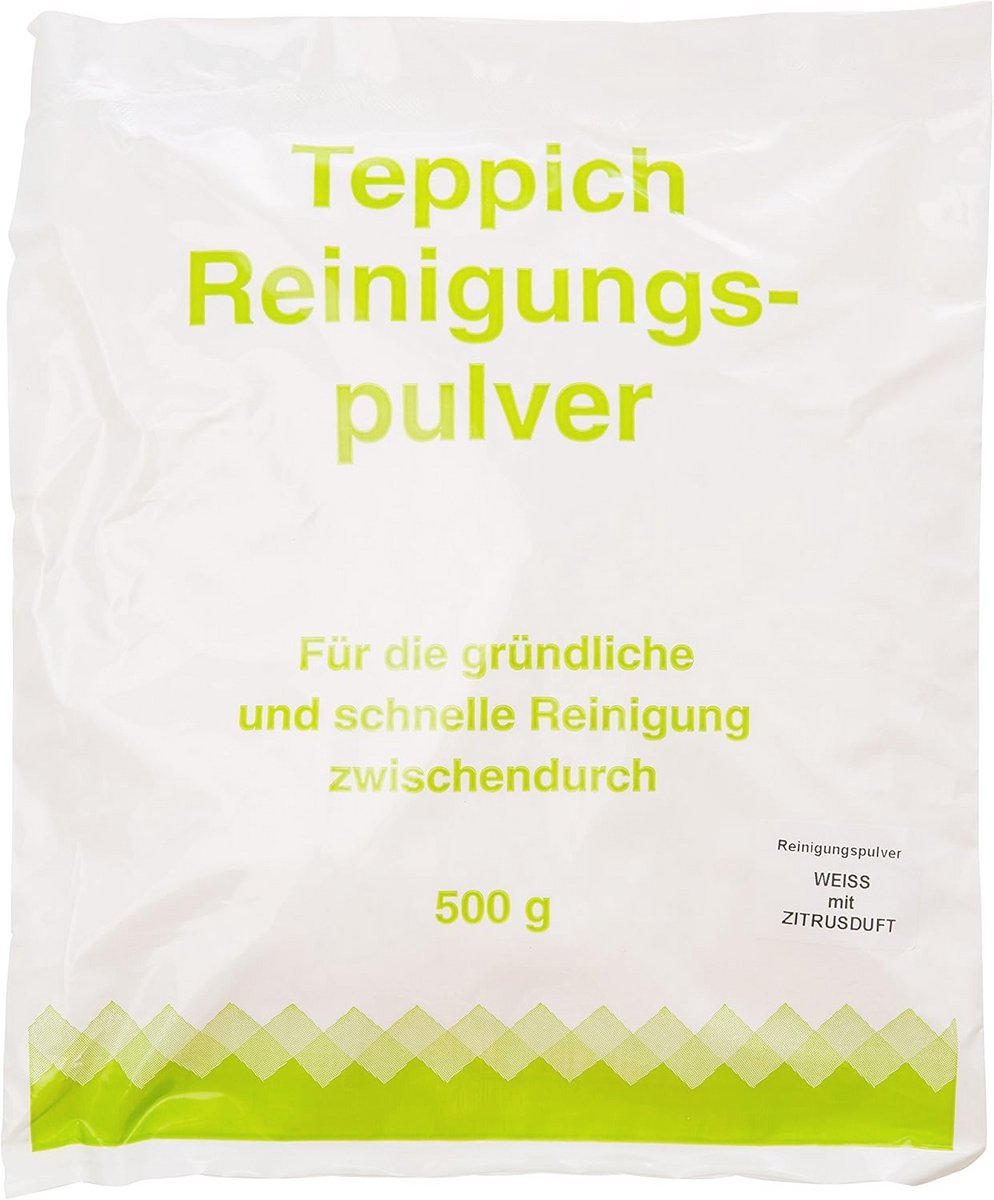 Tapijtreinigingspoeder met citrusgeur - 500 gram voor effectieve tapijtreiniging