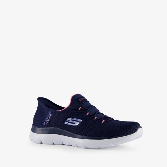 Skechers Slip-ins : Baskets femme Summits bleu - Taille 39 - Confort Extra - Mousse à mémoire de forme