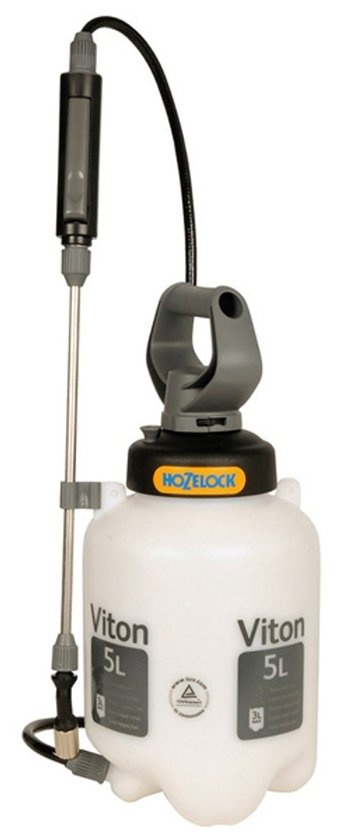 HOZELOCK - Drukspuit standaard 7L: veelzijdige, gebruiksvriendelijke sproeier, ideaal voor oplossingen op waterbasis (insecticiden, fungiciden, onkruidverdelgers, meststoffen), 30 cm lans [4231 0000