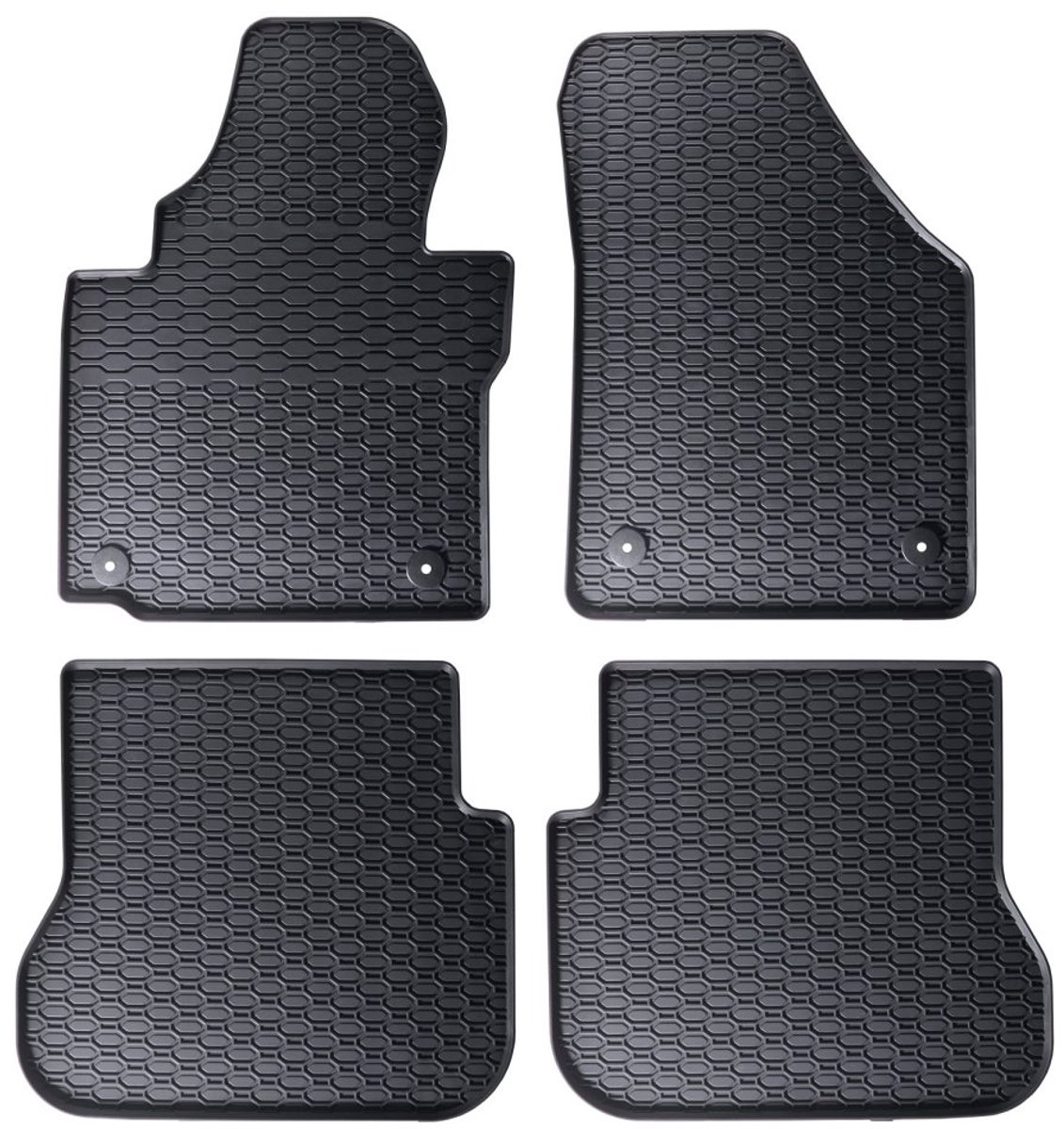 Rubbermatten Volkswagen Caddy III 2004-2020 (complete set) - Geyer