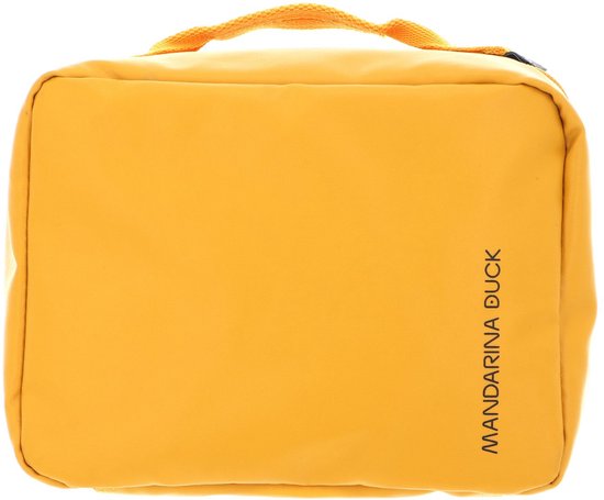 MANDARINA DUCK Necessaire Da Toeletta Eco Coated - Pine Green Oliva - 21x14,5x10 Cm - In Poliestere Riciclato, Impermeabile