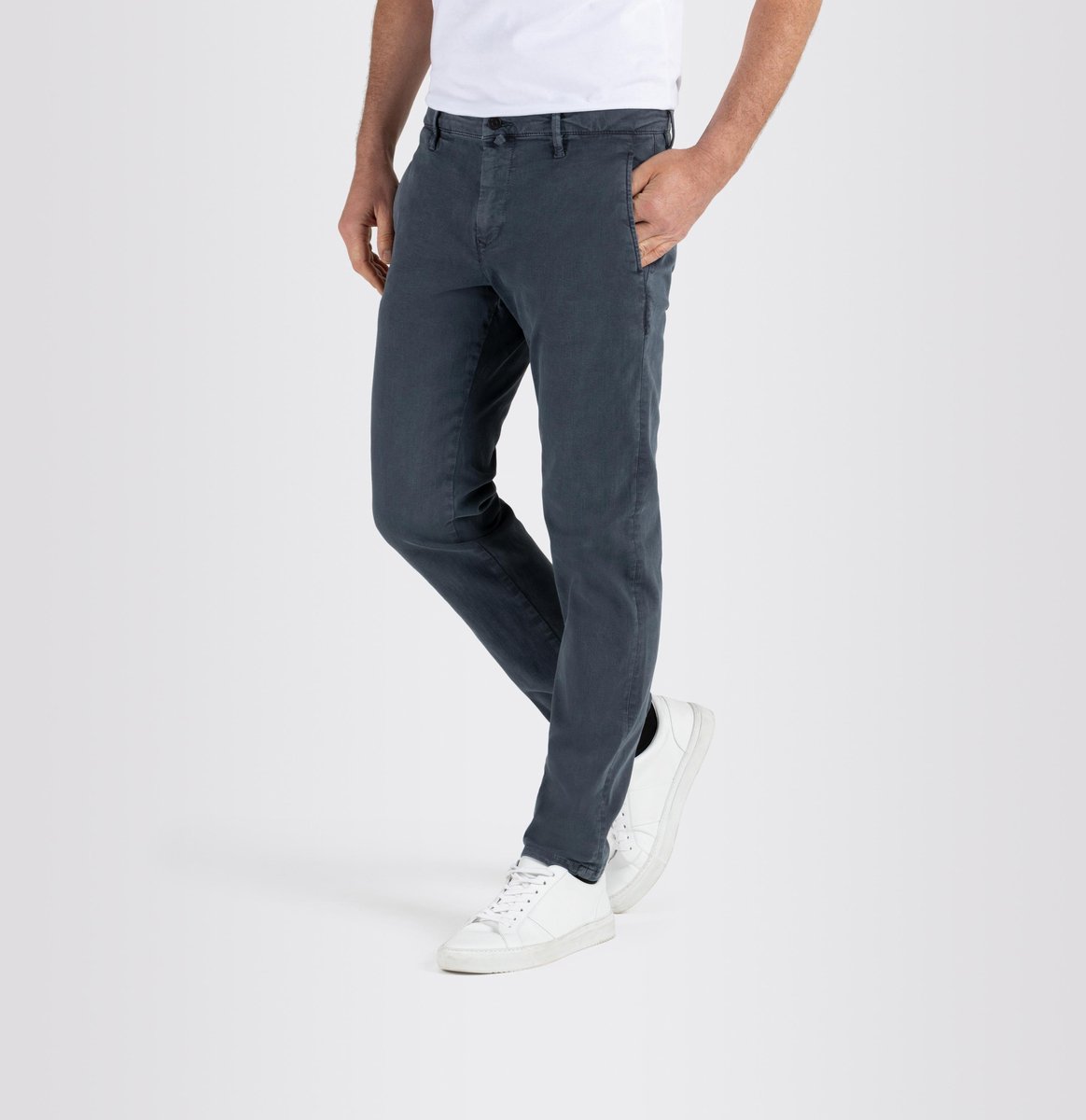 MAC Chino Driverspants Blauw/Grijs 1995L 180W
