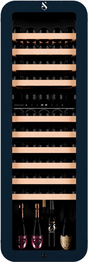SWISSCAVE WLB-320DF-BLACK 2-zone Wijnkoelkast | 160cm | 68 - SWISSCAVE - €3.103,00