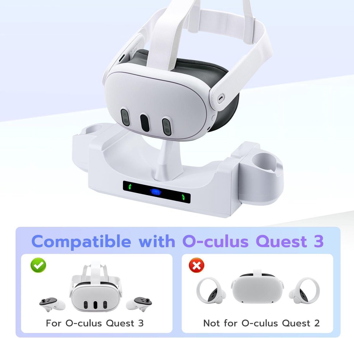 Open-Box)Aura Universal RGB VR Display Stand for Meta Quest 3 |2|1|Al – Asterion Products