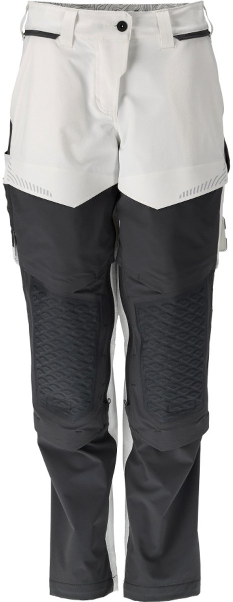 Mascot Customized Broek met kniezakken, schilder 22078-605 - wit/steengrijs - C54 - 82