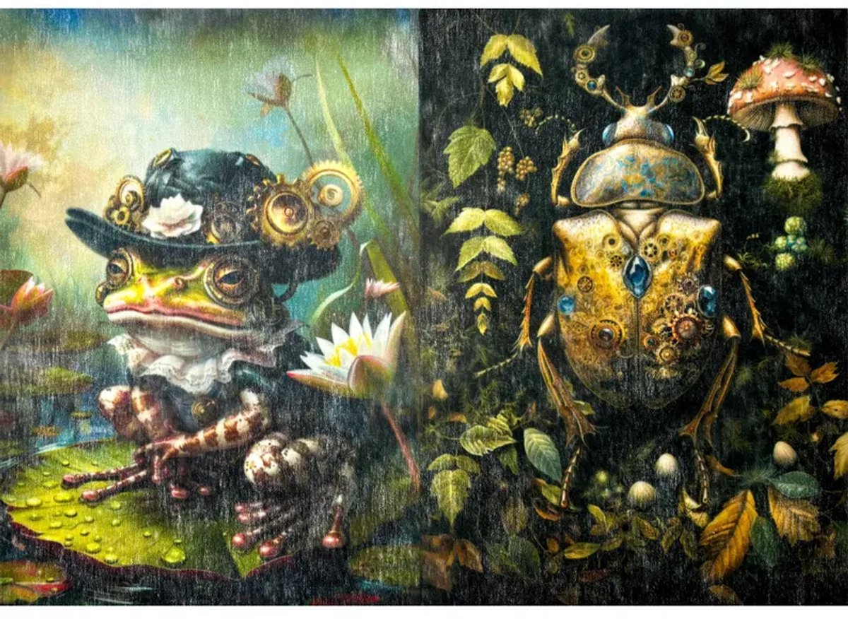 Redesign - Decoupage Fiber Paper A3 - Steampunk Wilderness