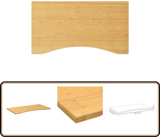 vidaXL Bureaublad 100x60x2,5 cm massief grenenhout wit