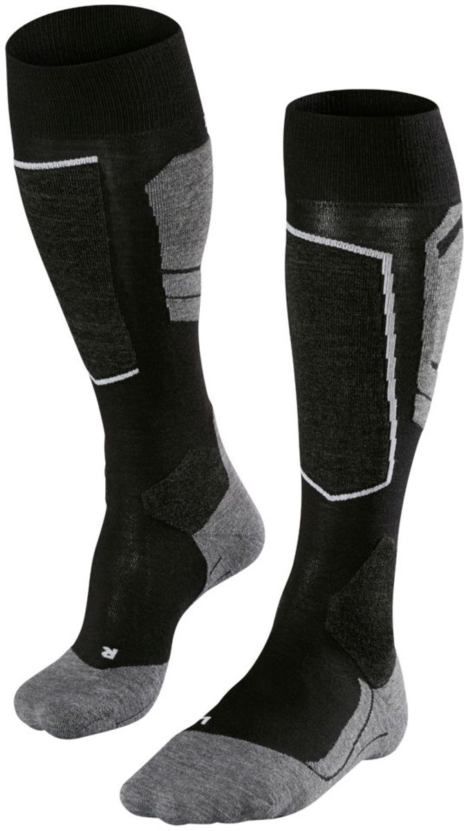 Falke SK4 Heren Skisokken – Wintersport Wintersport accessoires Skisokken Zwart