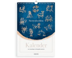 Fabrikten verjaardagskalender A4 - Sterrenbeelden - Zodiac signs