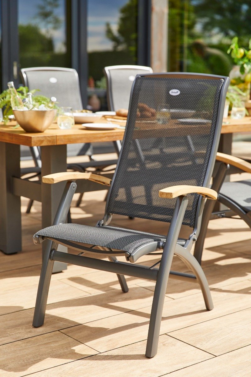 Hartman Set de 6 Da Vinci chaise réglable - Teak