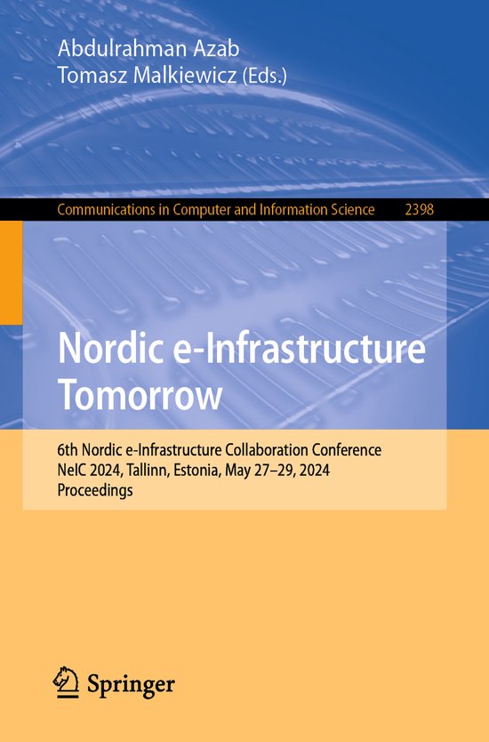 Communications in Computer and Information Science2398- Nord ... - cover
