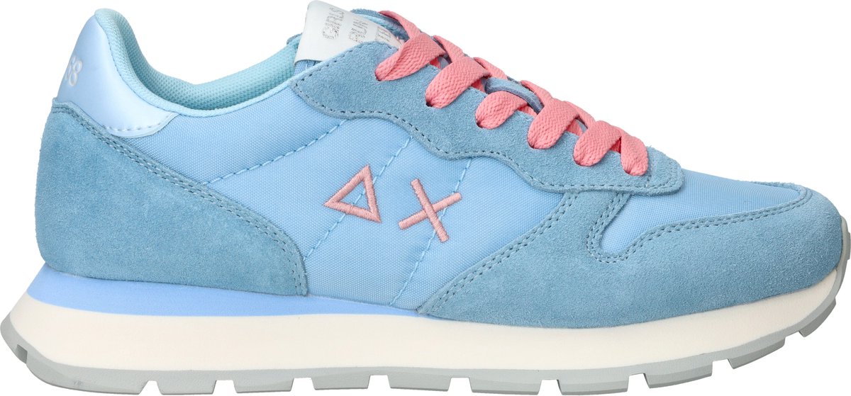 Sun68 Ally Solid Nylon Sneakers - Dames - Blauw - Maat 37