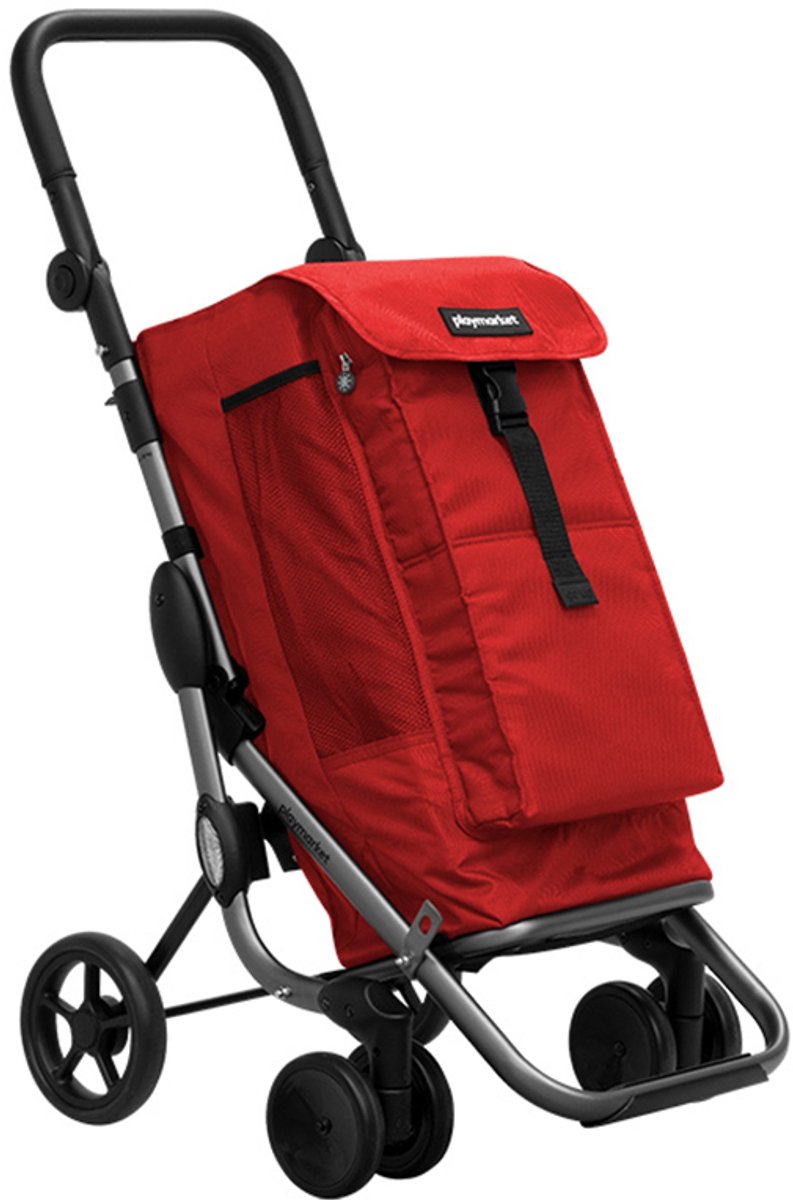 Playmarket Boodschappentrolley Go Up Premium - Rood