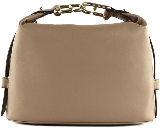 FURLA Cuir Sac à épaule Nuvola Hobo Greige Taupe