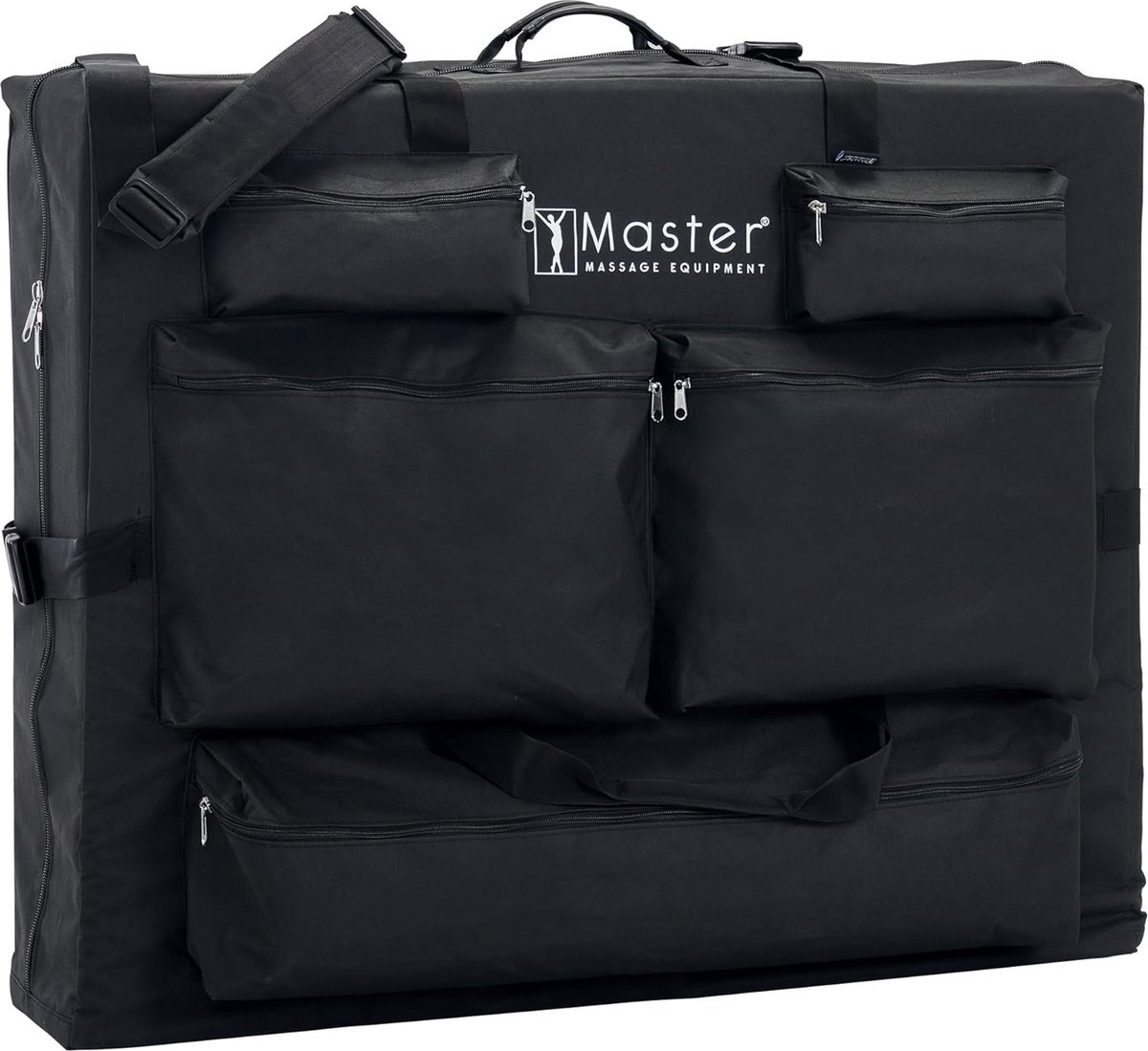 Goedkoopste Transporttas voor massagestoelen van nylonweefsel voor gemakkelijker transport - Zwart