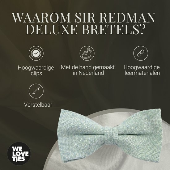 Sir Redman - pack combiné de bretelles - Sposo Stiloso vert - vert menthe