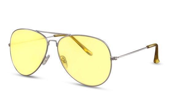 Unisex zonnebril voor het rijden / Nachtsicht brille pilot / Lunettes de nuit pilote / / 2129 / Night vision glasses / gele zonnebril / for men, women driving on rainy days / cadeau / gele bril met etui en doekje / Aland optiek van Aland Optiek — afbeelding 5