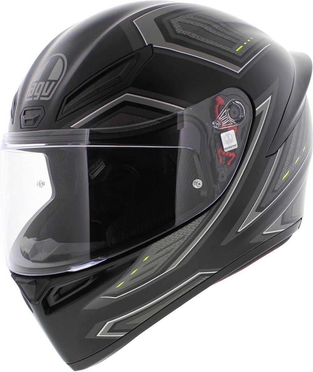 AGV K1 S Motorhelm Sling mat zwart grijs