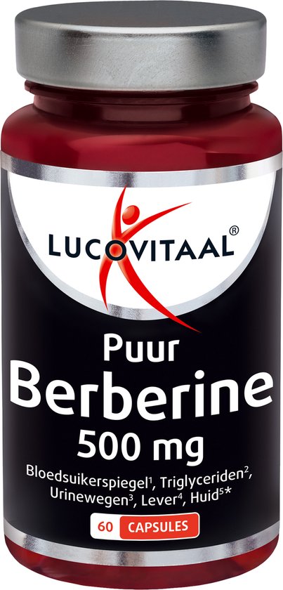 Lucovitaal Berberine Puur 500 mg 60 capsules