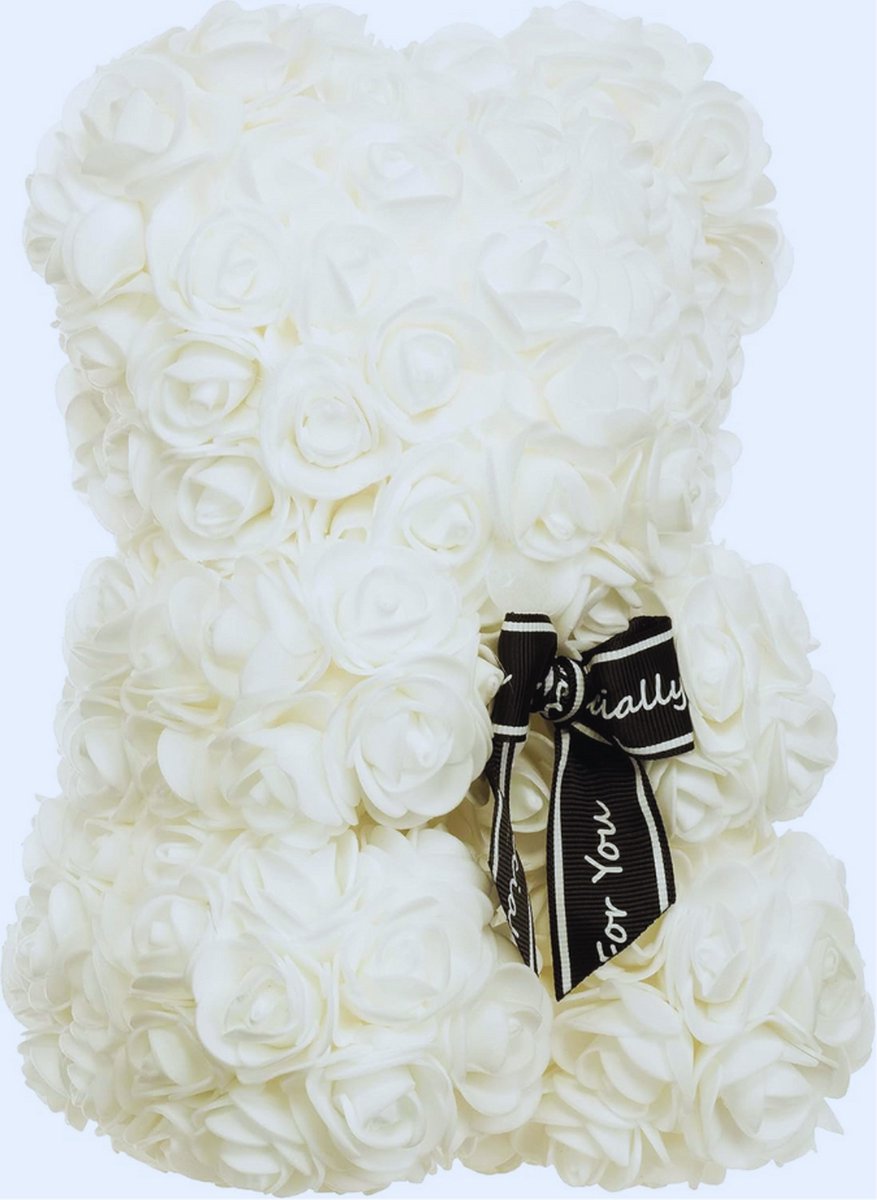 Rozenbeer Beige (25 cm) - Romantisch Cadeau Voor Vrouwen En Mannen - Perfect Voor Verjaardagen En Huwelijksjubilea