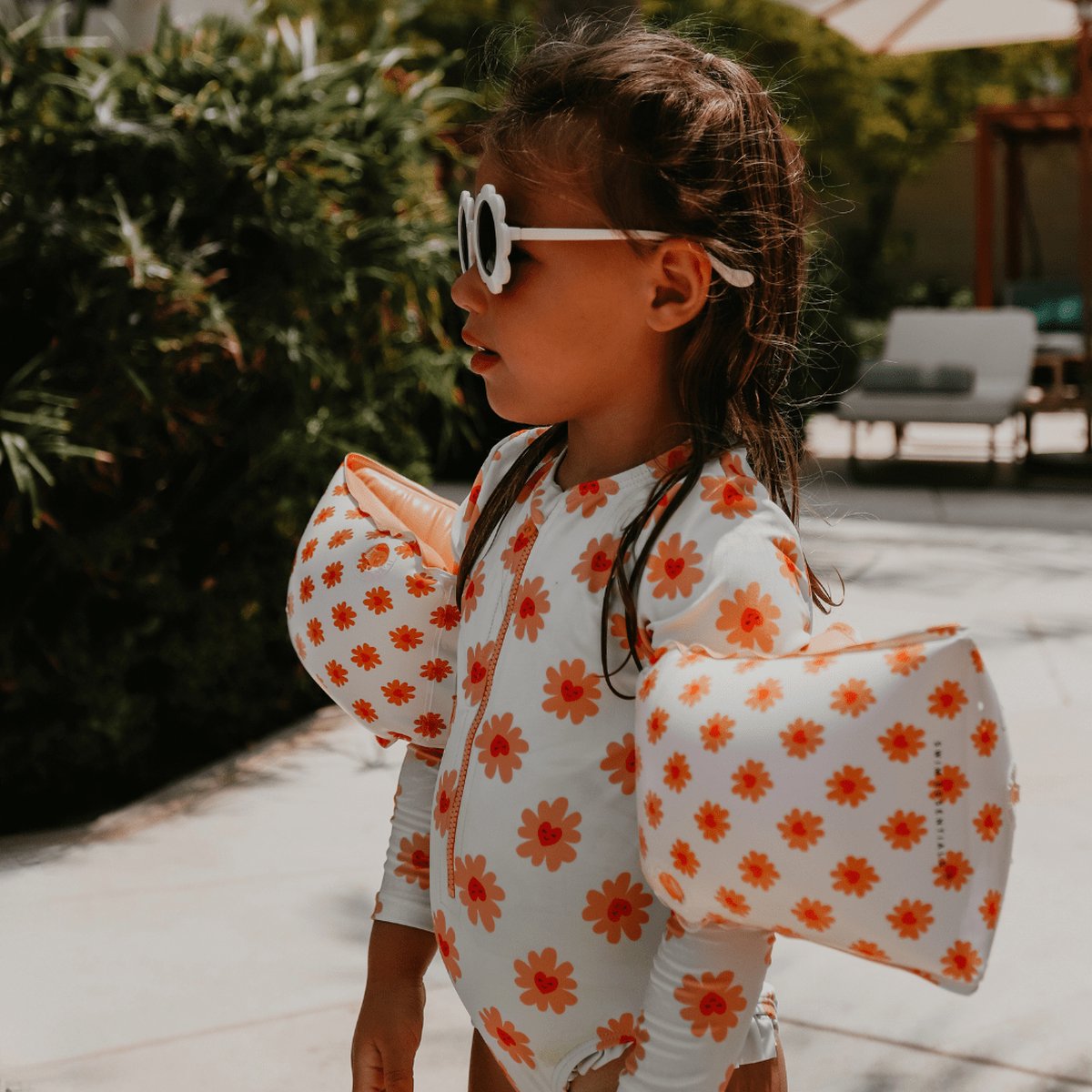 Swim Essentials UV Badpak Meisjes Met Lange Mouwen - Meerkleurig - Floral Love — afbeelding 8