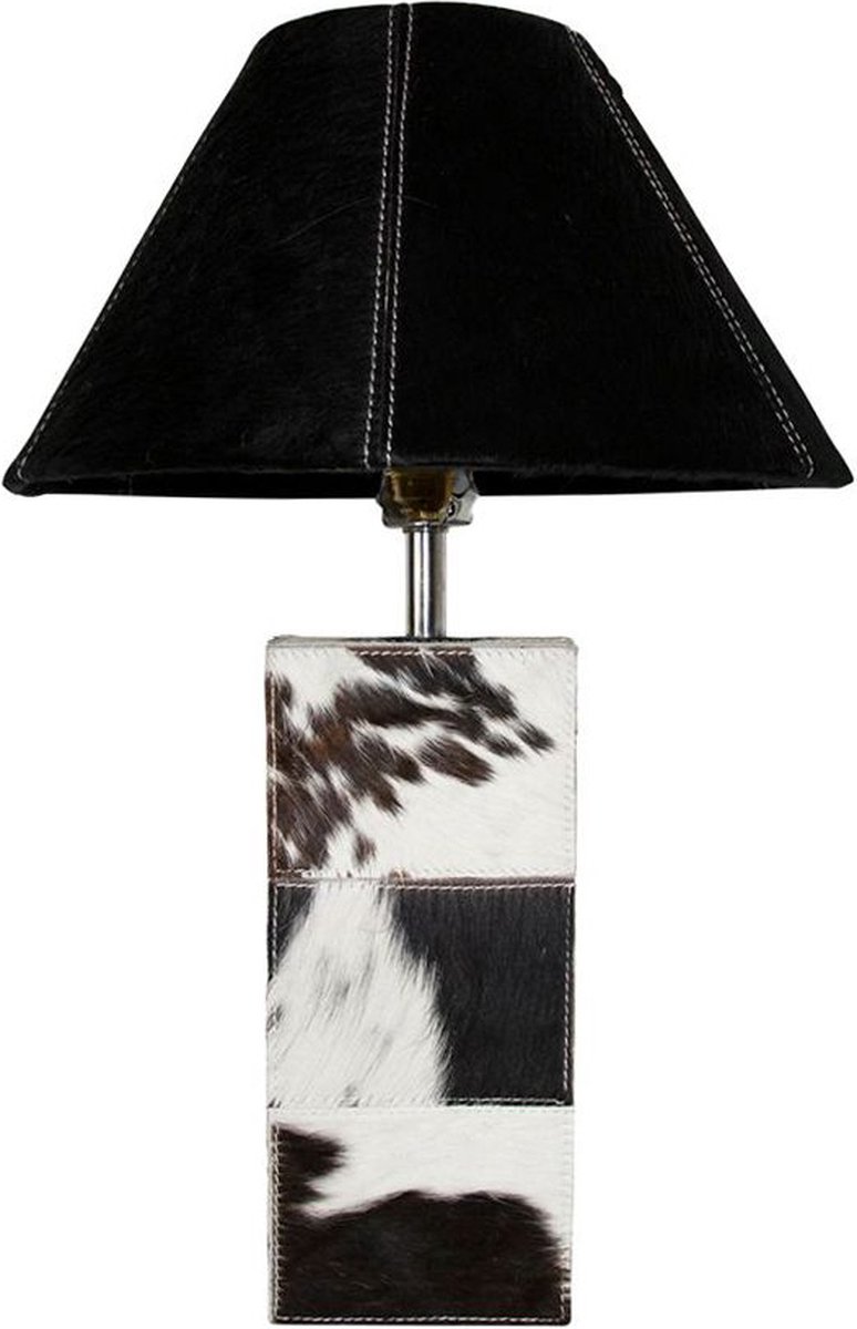 lampvoet vierkant koe zwart 45cm