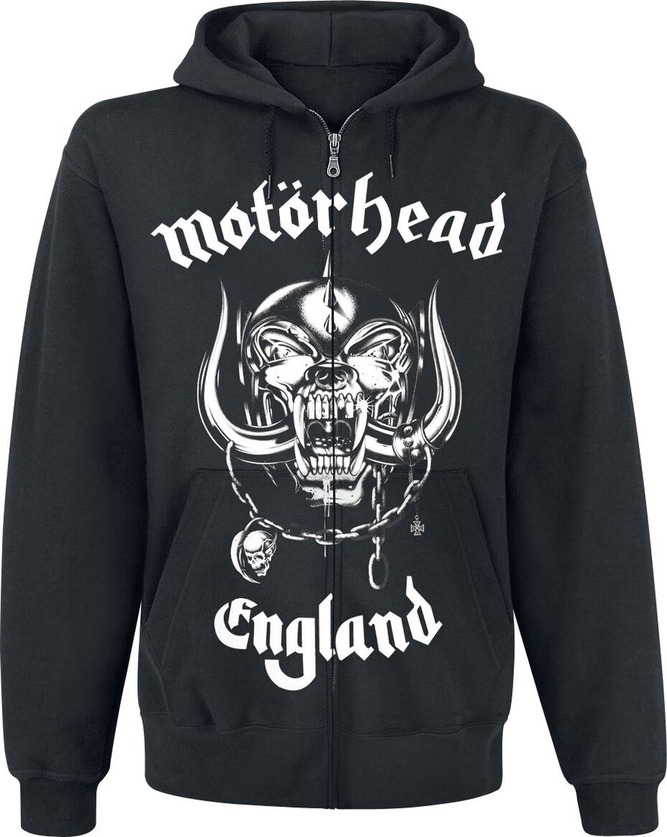 Motörhead England Heren Vest met capuchon - zwart - 4XL