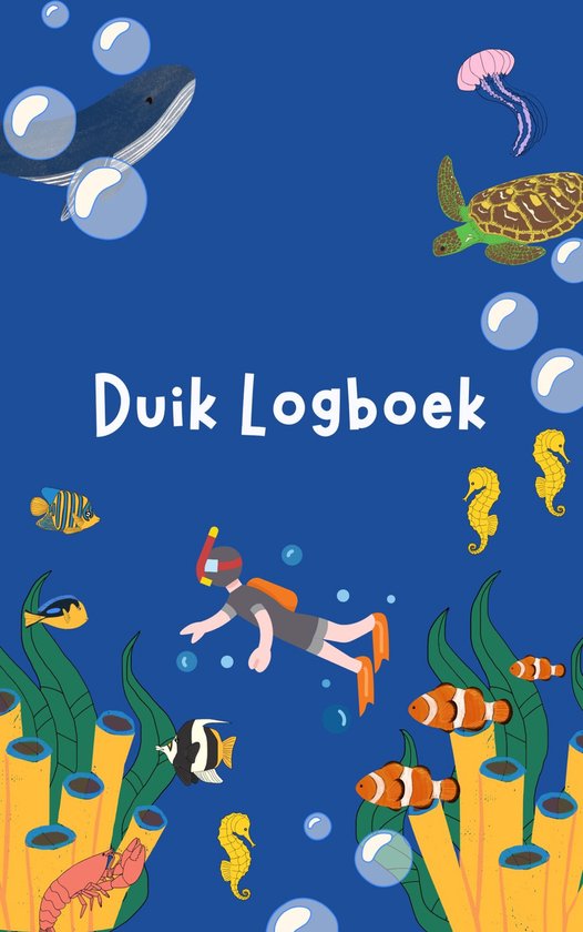 Engelstalig Logboek Duiken - cover