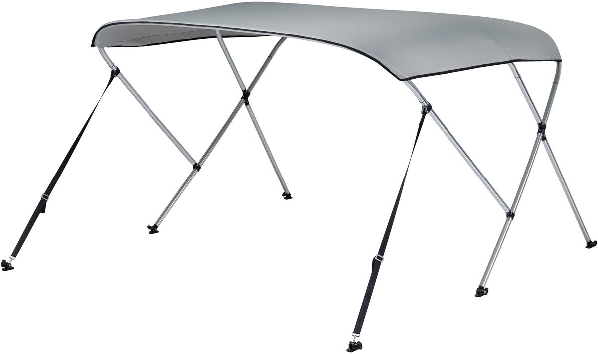 NALUX Biminitop 3 bogen - Hoogte 117 cm -Breedte 137-152 cm