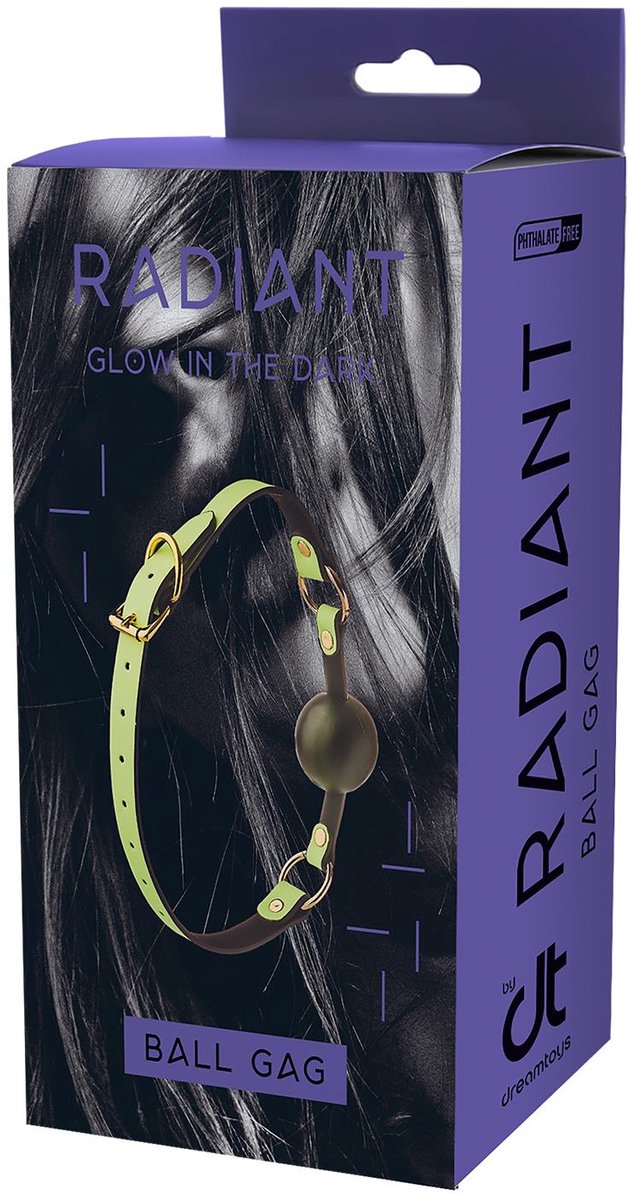 Goedkoopste Dream Toys Gag Radiant Ball Gag Glow In The Dark Groen