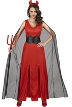 LUCIDA - Duivelse jurk kostuum voor vrouwen - S