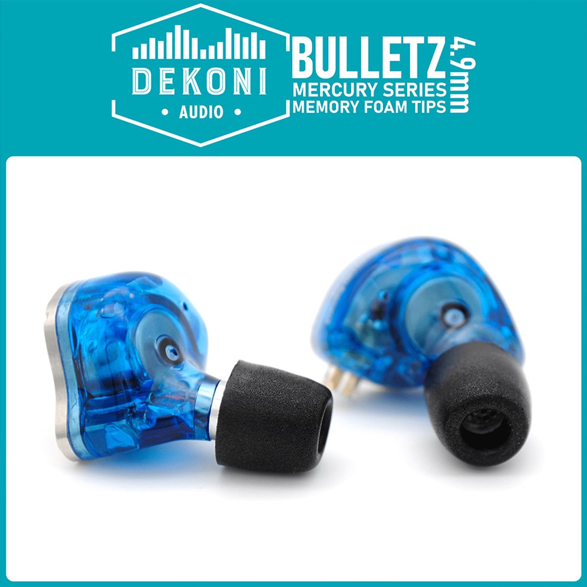 Dekoni Audio Bulletz Mercury Series (Large / 3 Pack)