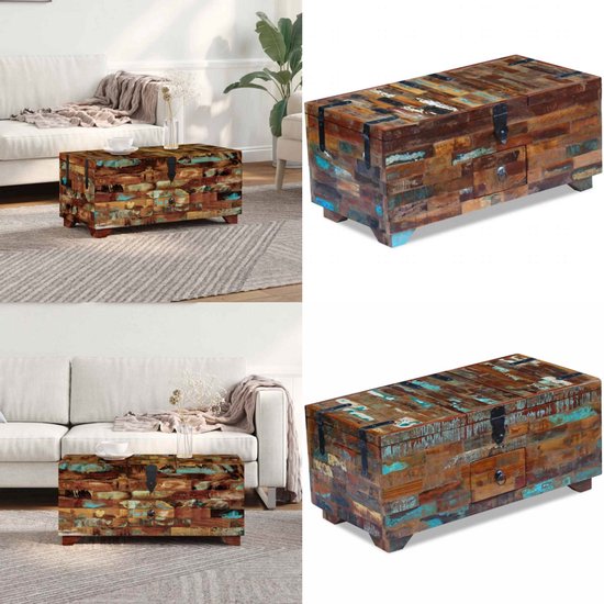 Salontafel Massief gerecycled hout