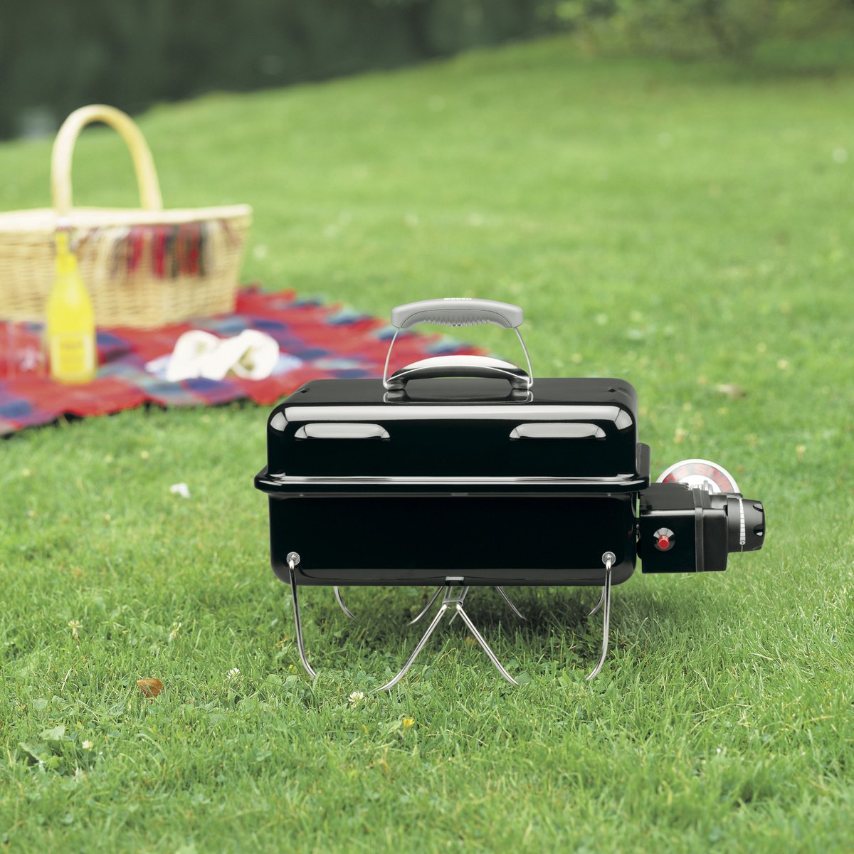 Weber Go-Anywhere Gas Barbecue - 41x26 cm - Roestvrijstalen branders - Gasregelkop - Incl. deksel – foto 5