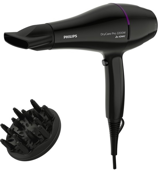 Philips DryCare Pro Föhn - Haardroger met diffuser – 2200W - Ionentechnologie - BHD274/00
