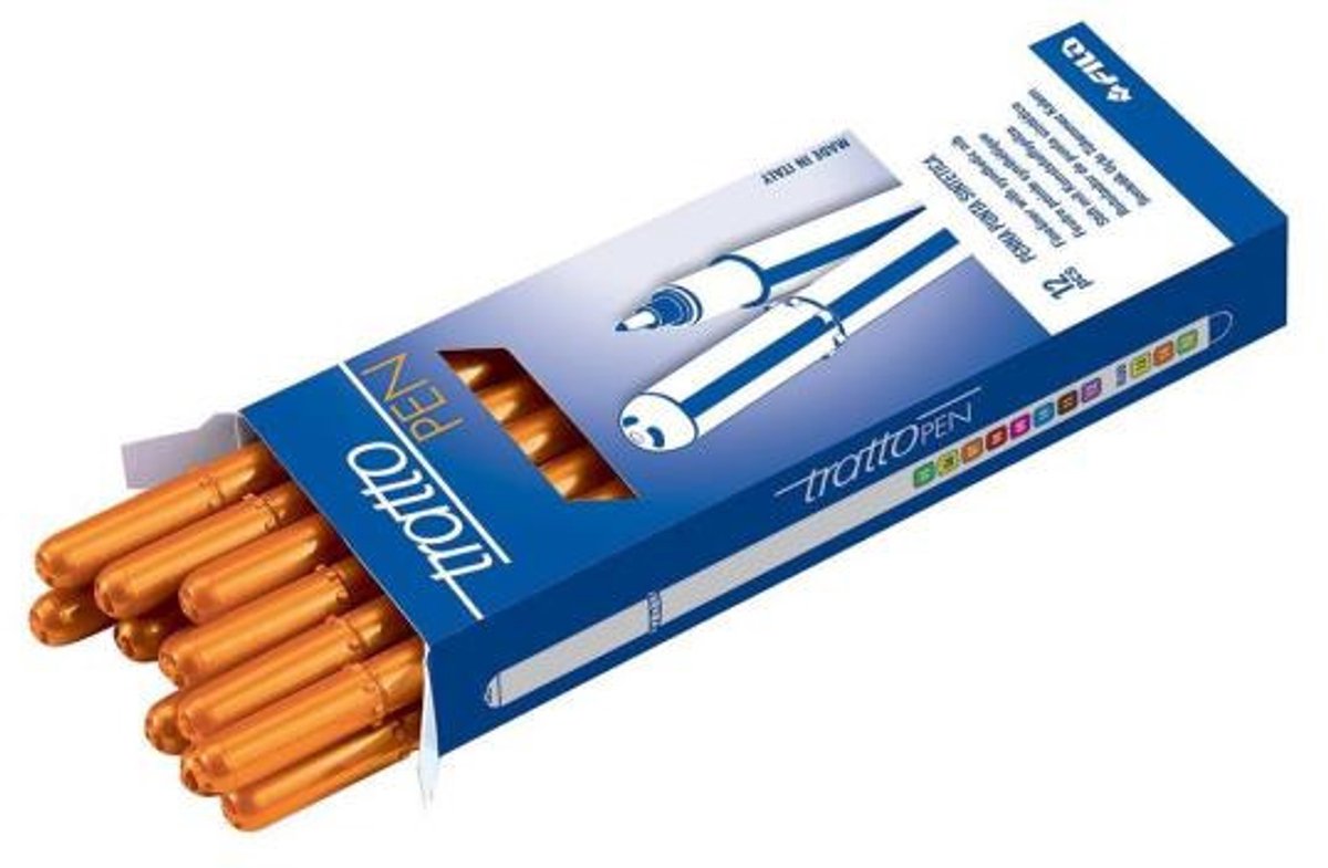 Tratto PEN viltstift Oranje 12 stuk(s)