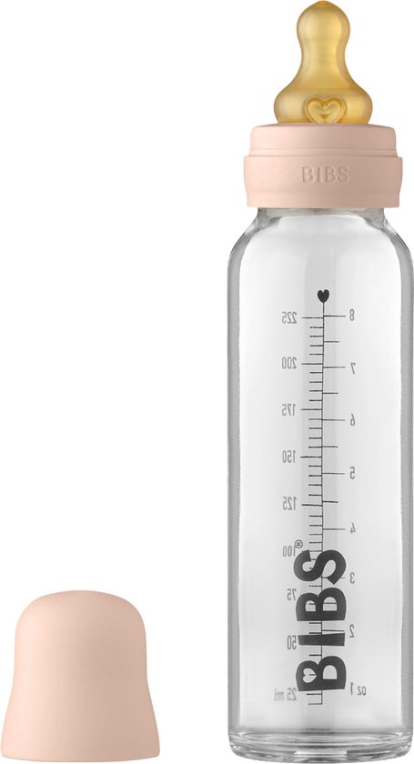 BiBs Glazen Fles Blush 225 ml