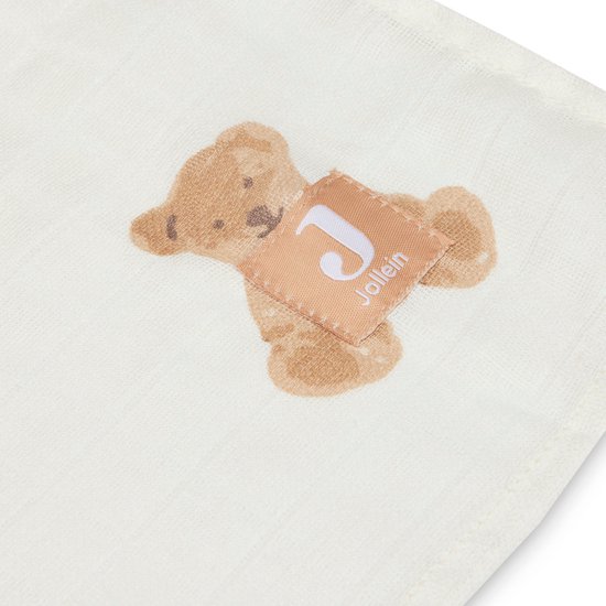 Jollein Hydrofiele Doek Large 115x115cm Teddy Bear- 2 Stuks van Jollein — afbeelding 3
