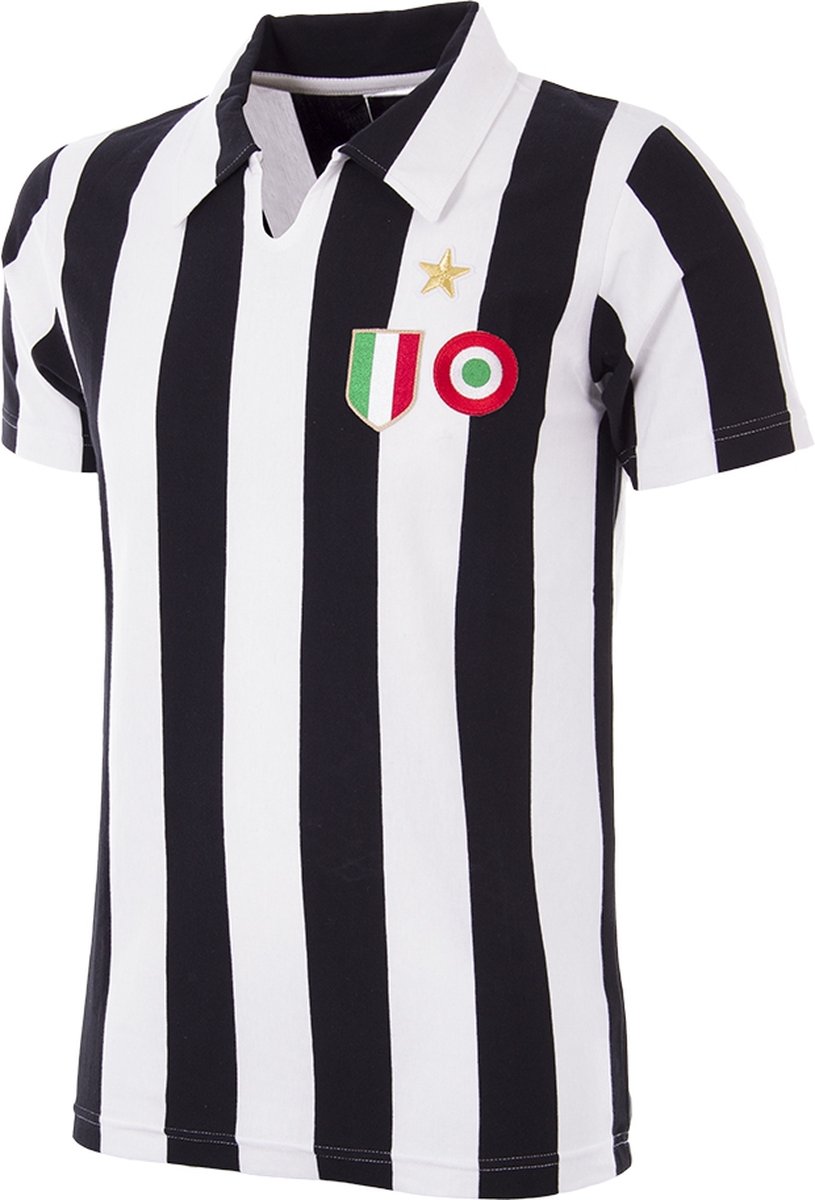 COPA - Juventus FC 1960/61 Retro Voetbalshirt - Heren - Zwart - Wit - XS