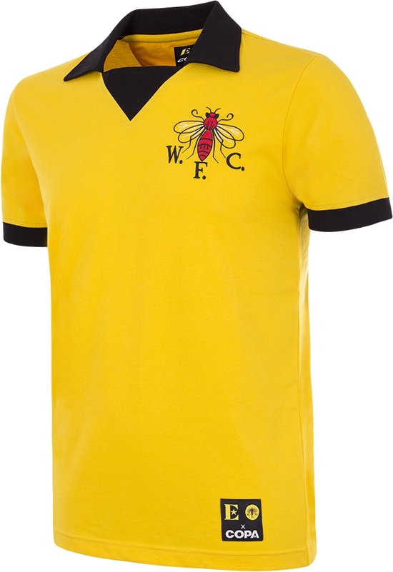 COPA - Watford FC 1974 Maillot de Football Rétro - Hommes - Jaune - S