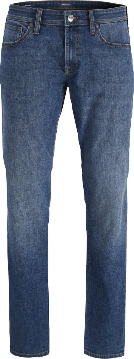 JJ REBEL tapered heren jeans L32 - Blauw