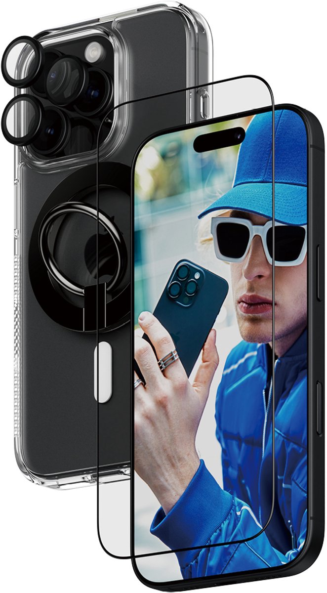 PanzerGlass PG 4-in-1 Bundle iPhone 16 6.3Inch Pro (B1292+2862+1284+S)