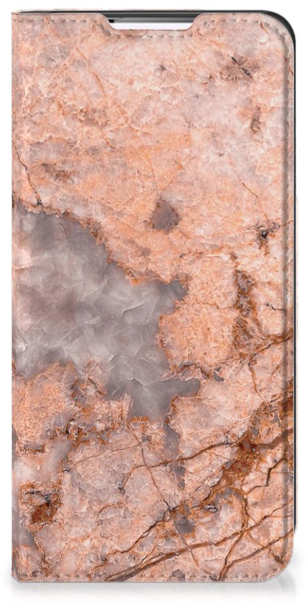 Samsung Galaxy S22 Plus Standcase Marmer Oranje