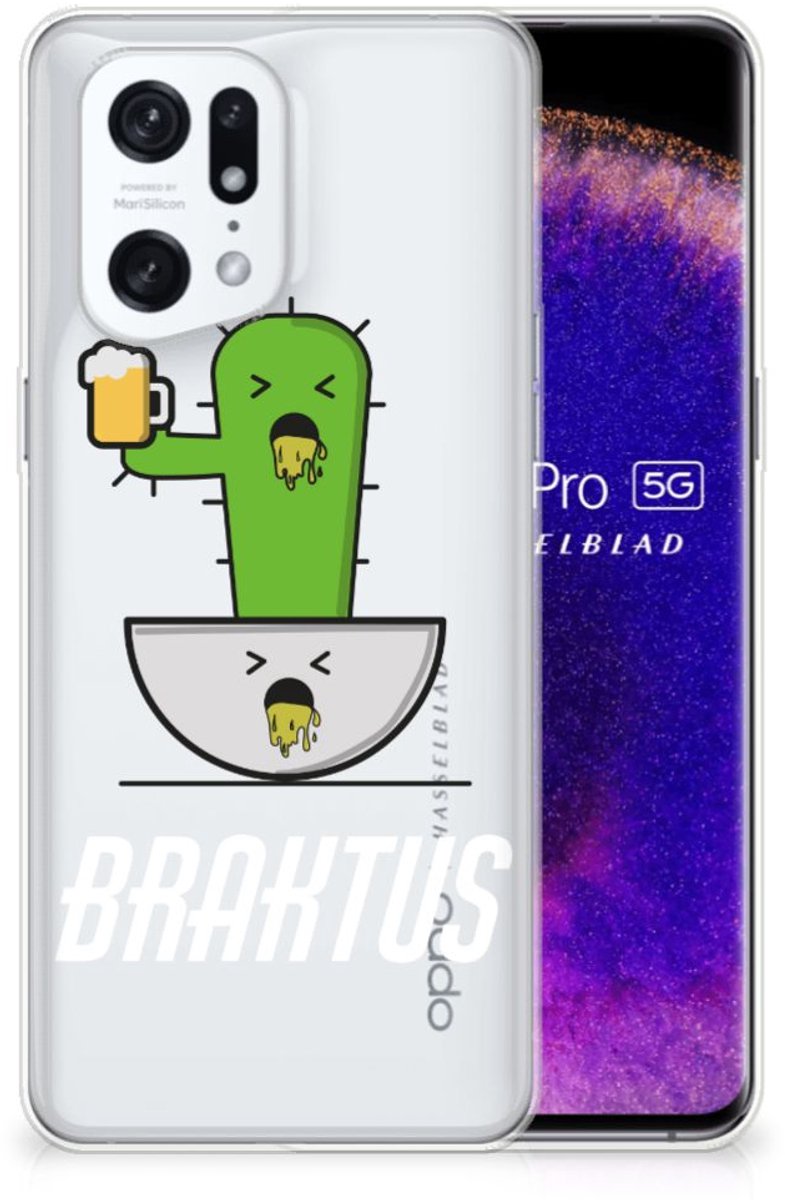 OPPO Find X5 Pro Telefoonhoesje met Naam Braktus