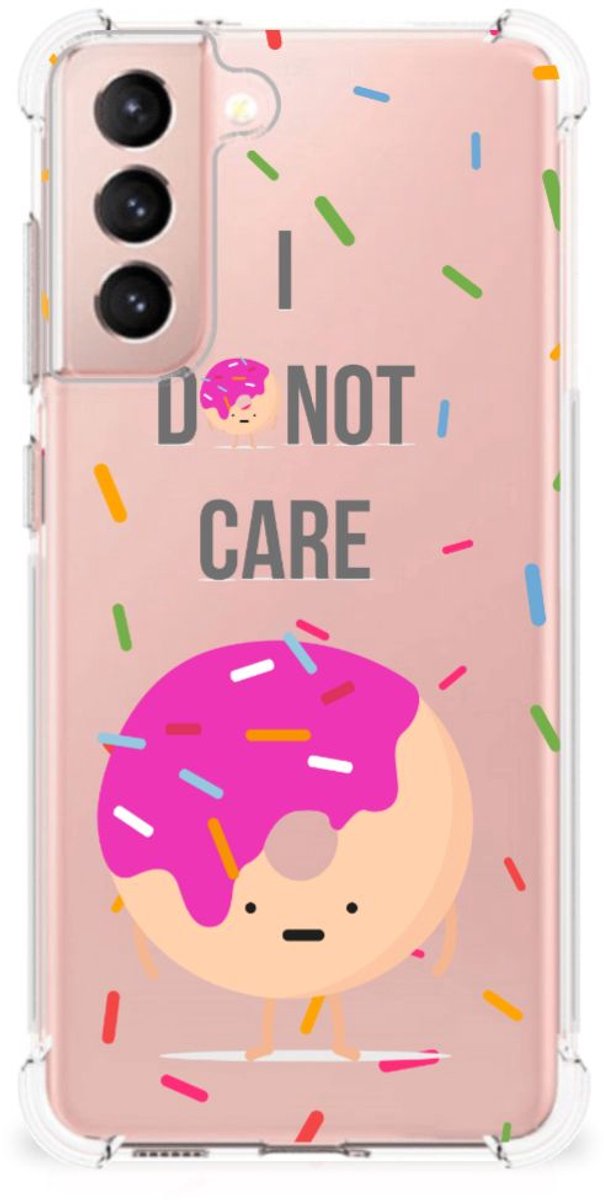 Samsung Galaxy S21 FE Beschermhoes Donut Roze