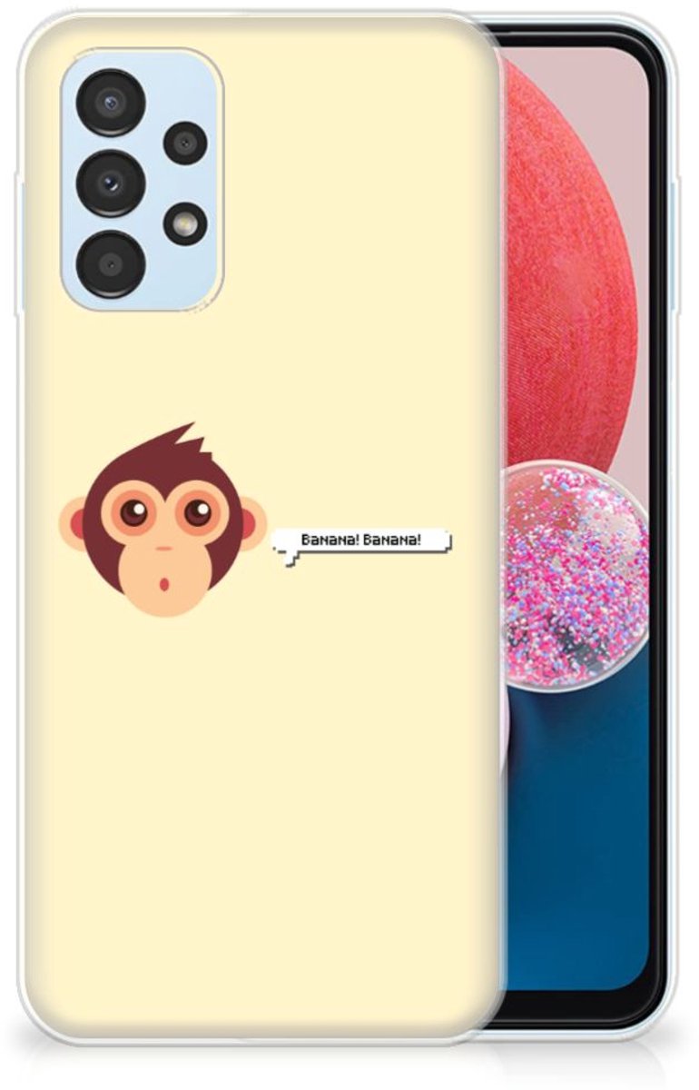 Samsung Galaxy A13 4G Telefoonhoesje met Naam Monkey