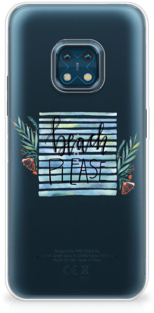 Nokia XR20 Telefoonhoesje met Naam Boho Beach
